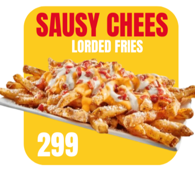 sausy chees fries