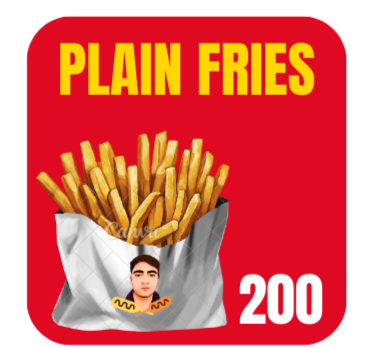 plain fries