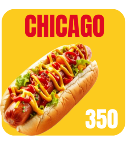 chicago hotdog burger